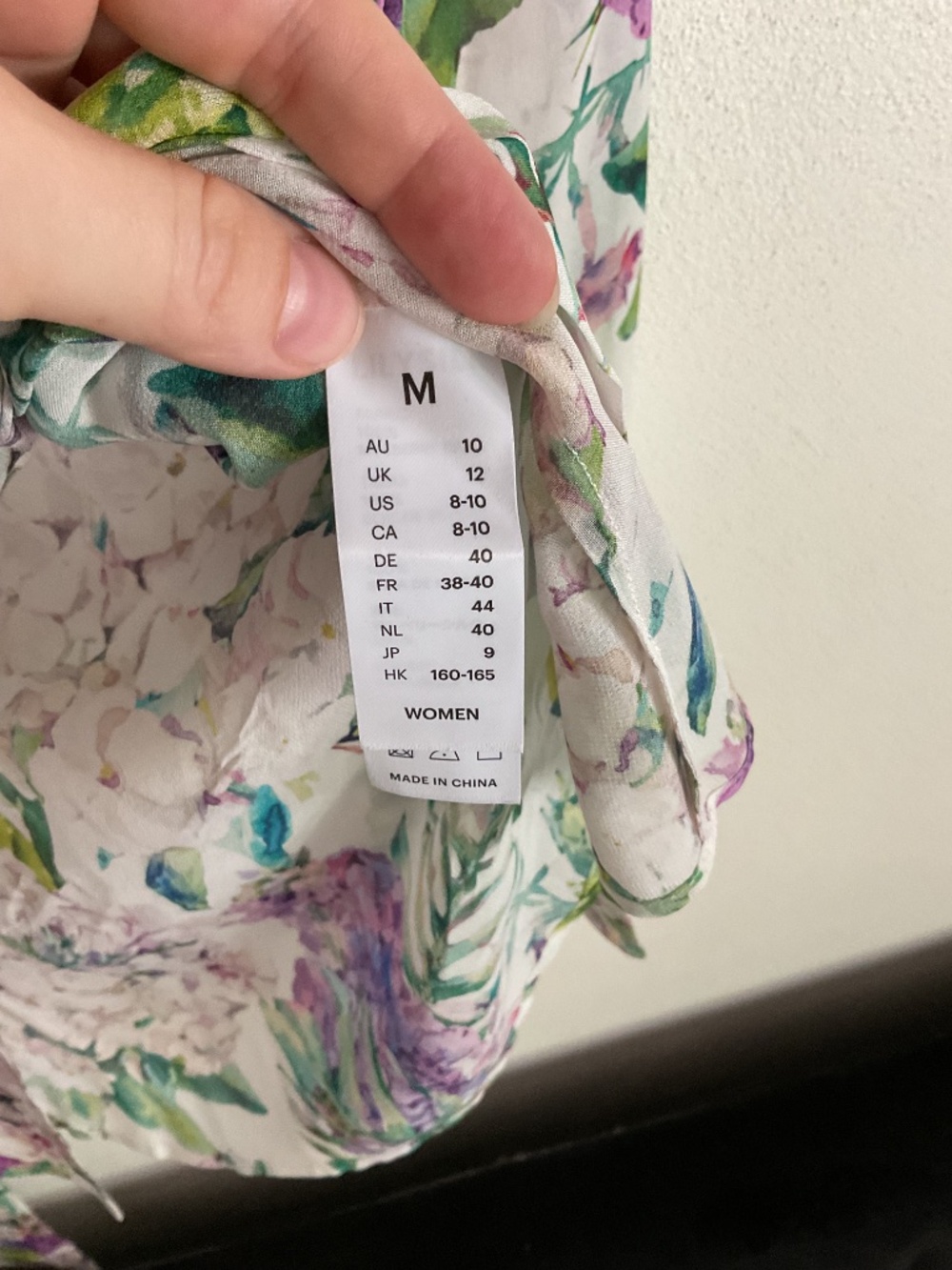 LilySilk X MIM Women's Floral 2 in 1 Silk Blouse Long Sleeve 100% Silk Shirt Top - Picture 10 of 10